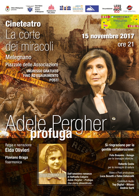 Adele Pergher - profuga - Locandina Melegnano